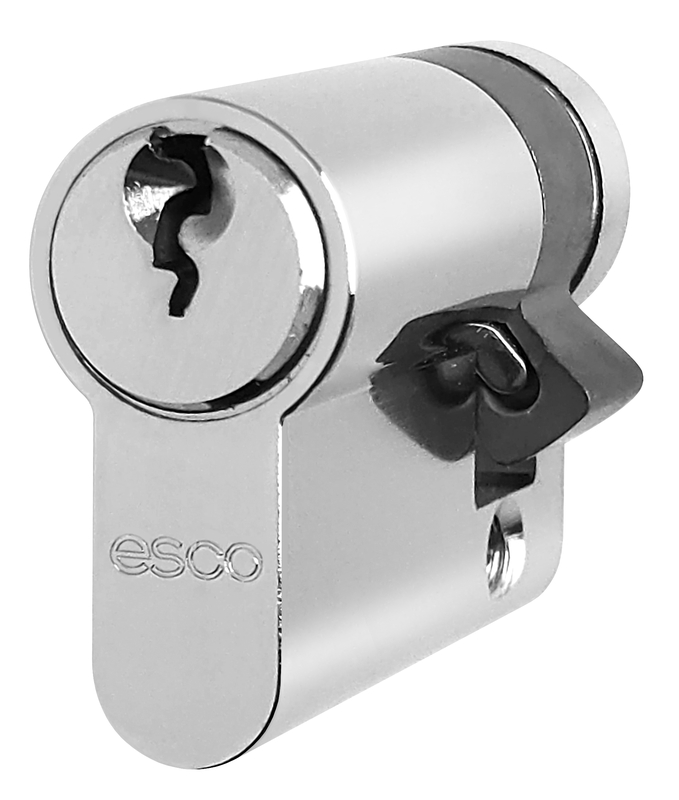 Schloss, Zylinderschloss, Chrome, Rundschloss, Möbelschloss