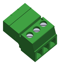 Klemmleiste, Verschraubung, EU-Klemmenblock, Grün, Terminalblock