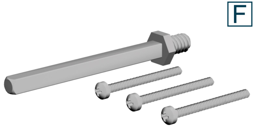 bolts, schrauben, muttern, beschläge, montage