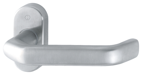 HOPPE Türdrücker Liverpool E1313G/55 VK=8mm, Edelstahl matt (F69) Griff, Griff,