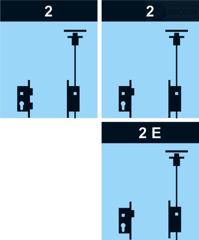 Adapterset 2flg. BKS-S-ESC-2/2E