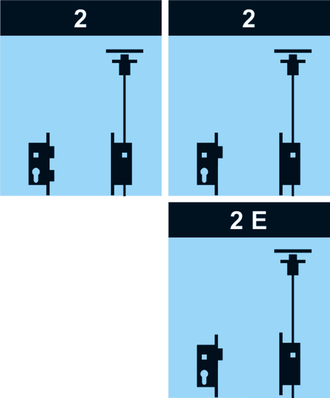 Adapterset 2flg. BKS-S-ESC-2/2E