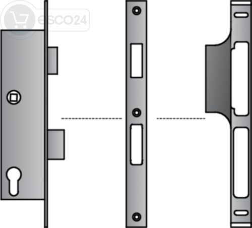 FR-Schloss-Set BKS-S-13-1 1flg. einw.