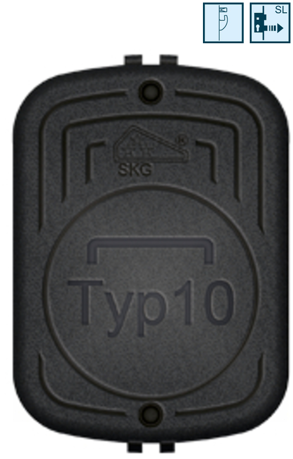 Type10, Kapsel, Deckel, Kappenform, Rändelung