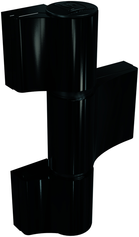 Scharnier, Rahmenschutz, Metallteil, schwarz, Antriebskomponente