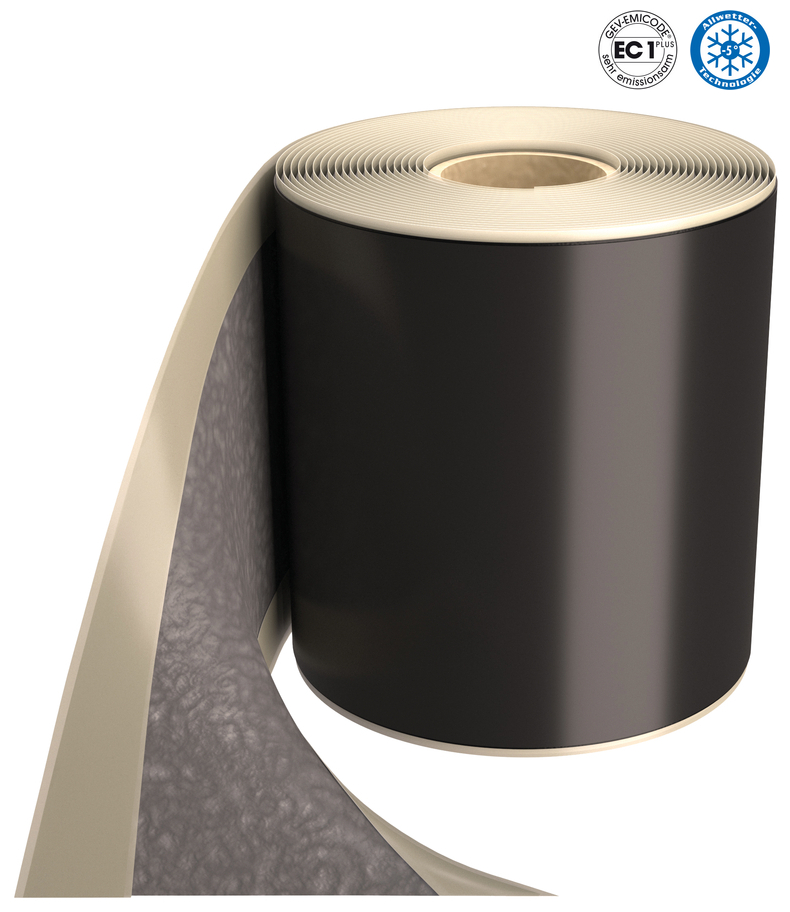 Schwarz, Klebeband, Rollenband, Kantenband, Deckband