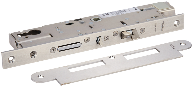 Electronic lock, Mortise lock, Door latch, Metal body, Strike plate