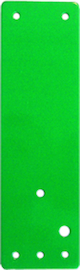 Montageplatte selbstkl.f  EH-Türw. grün RAL6029, DIN L+R,52x175 mm