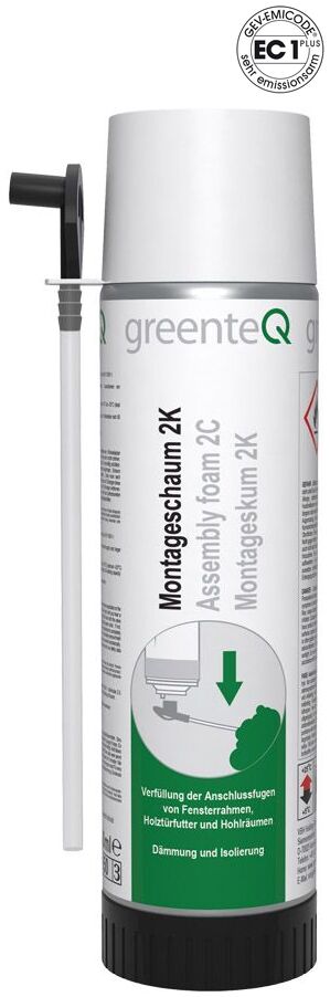 MontageSchaum 2K, Assembled foam, Dämmstoff, Schlauchpistole, Kartusche