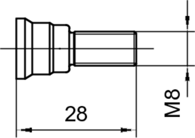 fitting, mechanical, drawings, threaded, dimensions