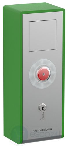 dormakaba STL-G 424 RWS-Terminal  ohne Netzteil, Rahmen grün/Blende silber