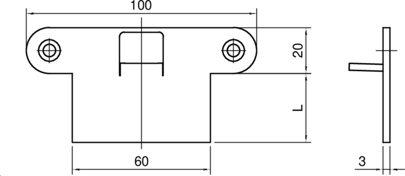 flange, hinge, bracket, metall, lochmuster