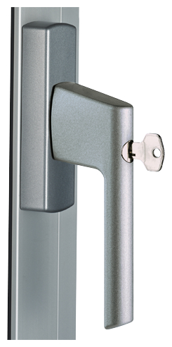 fenstergriff, türgriff, metallischer finish, verschlusshebel, underspezifisches hardware