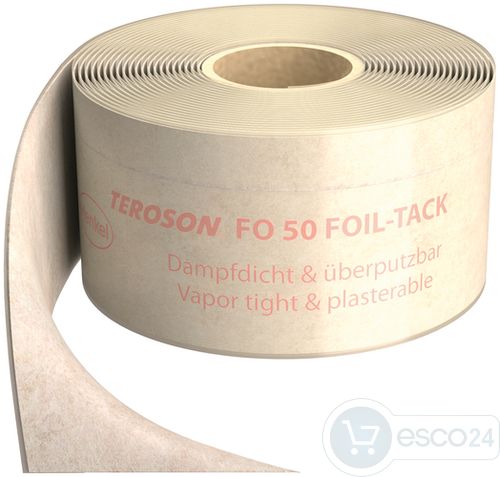 TEROSON FO 50 FOIL-TACK einseit.vollfl.selbstkl., Rolle 60 m x 150 mm