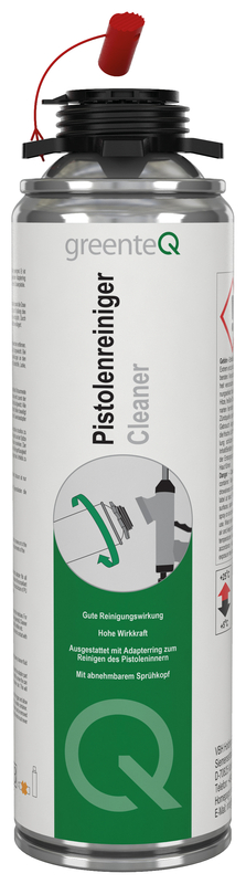 Pistolengreiner, Reinigungsmittel, Spray, Pistolenreiniger, Grau/Weiß