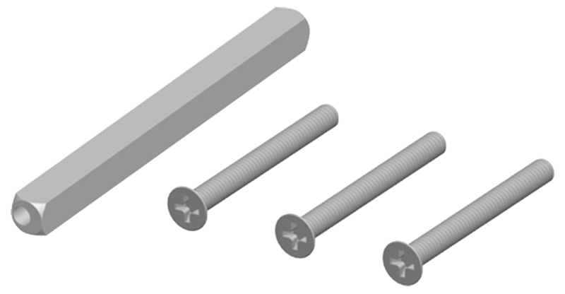 Schraubenausführung, Schrauben, Holzschraube, Unterlegscheibe, Beschläge