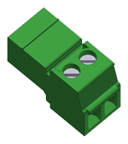 grün, Klemmblock, Schraubklemme, Elektronikklemme, PCB-Lötblock