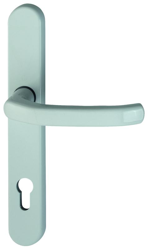 Türdrücker, Türgriff, Aluminium, Edelstahl, Schlossrosette