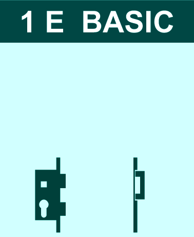 FR-Schloss-Set systeQ-S-1E BASIC 1flg.  f.EÖ ausw.