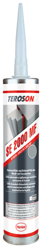 TEROSON SE 2000 MF MS-Polymer-Klebstoff VE = 12 Kartuschen à 310 ml, grau Zinn, Kann, Spraydose, Zinn, Kann, Spraydose,