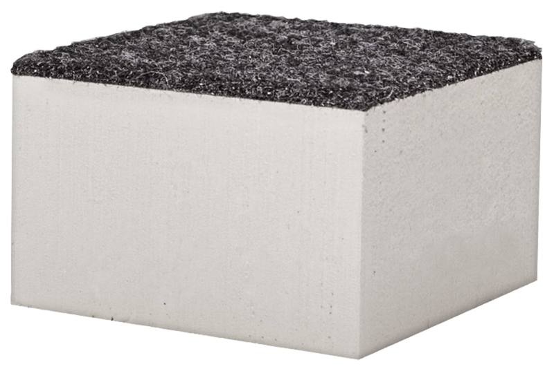 schwamm, radiergummi, abrasiv, körnig, block