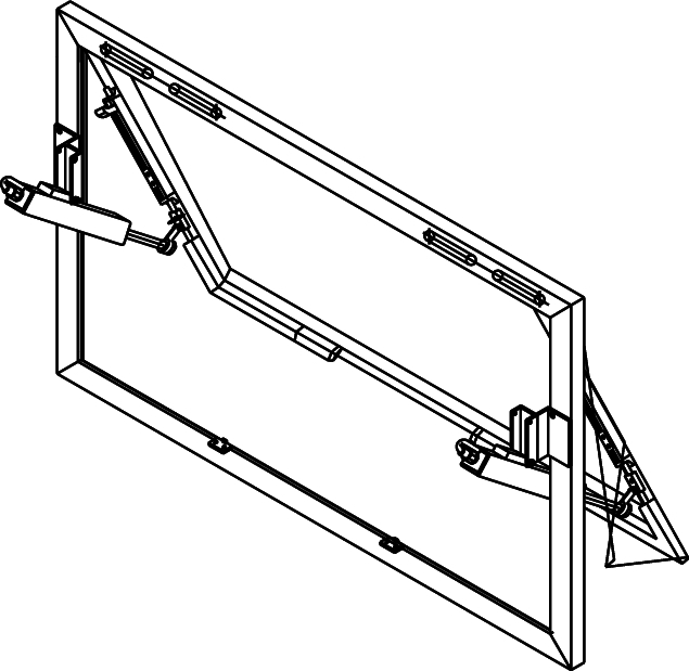 Fensterrahmen, Verstärkung, Hebelmechanismus, Aluminiumrahmen, Arbeitsverlustschutz