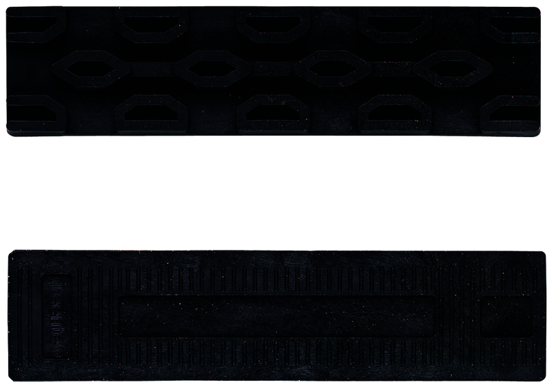 Griffauflage, Rutschhemmung, Gummistreifen, texturiert, Schwarz