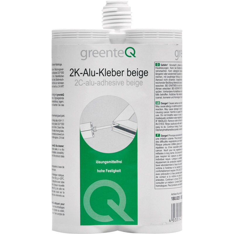 greenteQ 2K-Alu-Kleb.550gr beigeD/GB/F /F