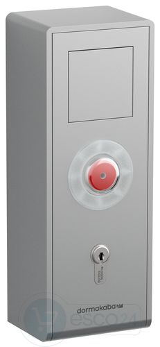 dormakaba STL-G 444 NT RWS-Terminal  mit Netzteil, Rahmen silber/Blende silber