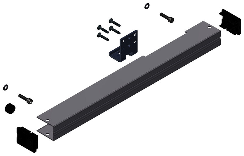Befestigungsgarnitur VH2.0 RM einw. EV1 Silberfarben Befestigungsgarnitur VH2.0 RM einw. EV1 Silberfarben