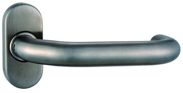Türgriff, Türdrücker, Metall, Edelstahl, rund