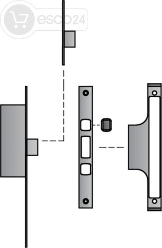 Stulpverläng.-Set (SVL) systeQ-M-SL(-M)(-ESC)-1 1flg. ausw.