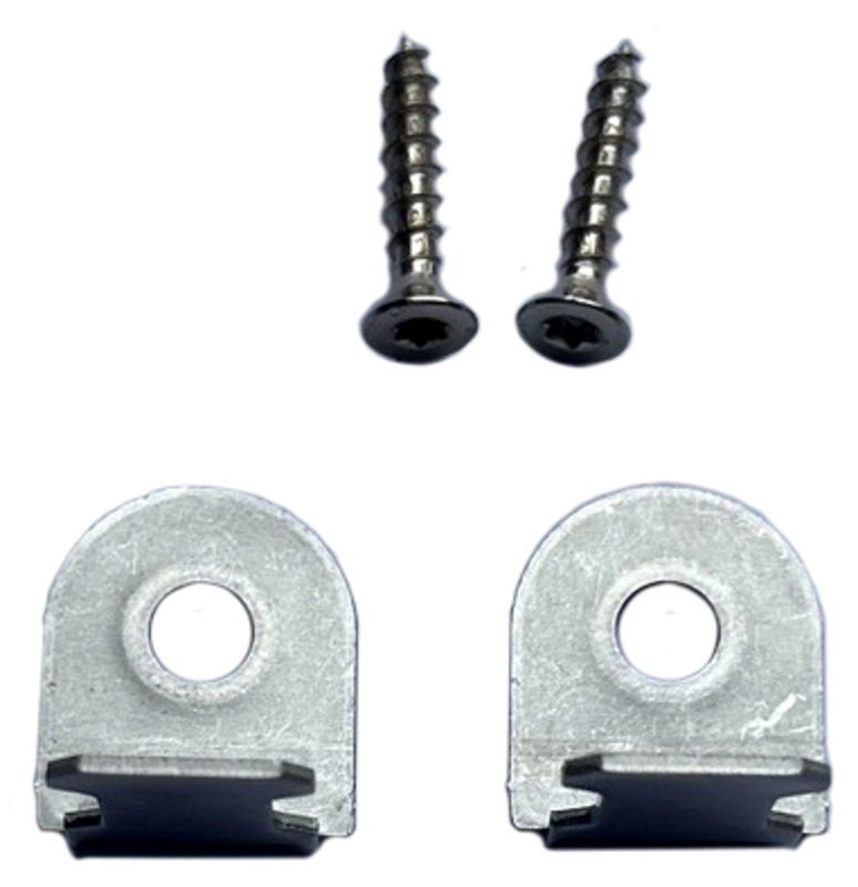 Schrauben, Metallhalterung, Bohrung, Platte, Beschläge