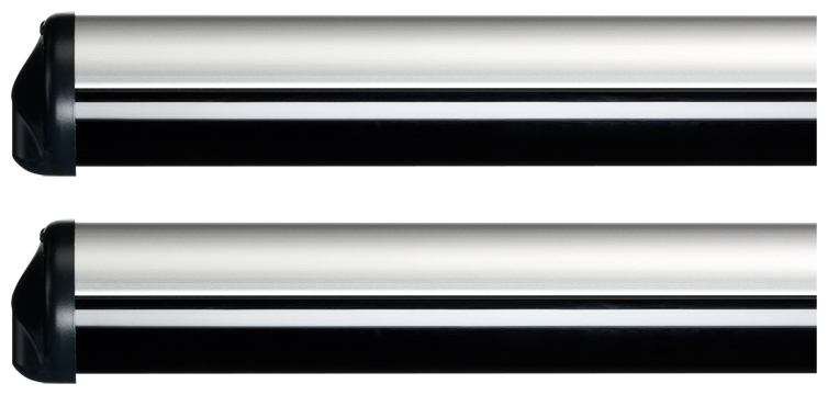 Teleskopstange, Rollen, Aluminium, Silber, Schwarz