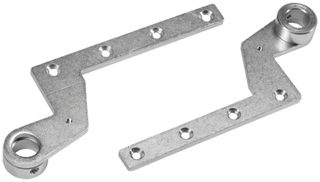 metall, L-Querträger, Montagewinkel, Bohrungen, Lagerpunkt