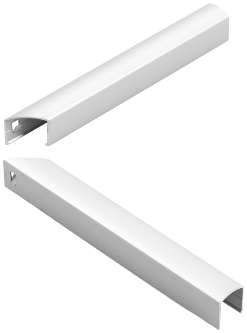 Profiling, Ledges, U-Profil, Weiß, Aluminium